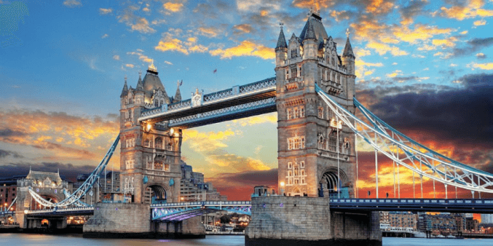 The tower bridge is often mistaken for the london bridge and is one of the most astounding structures in london