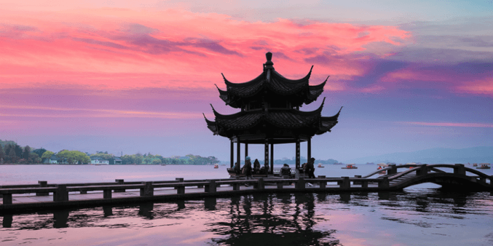 layover in shanghai- west lake