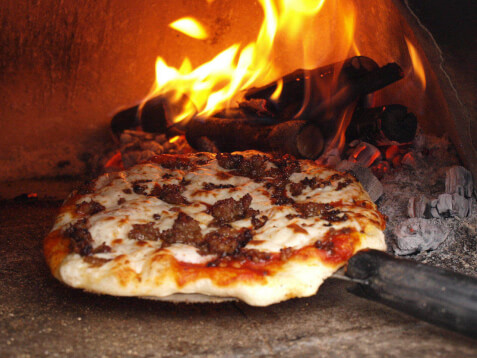 wood-fired pizza