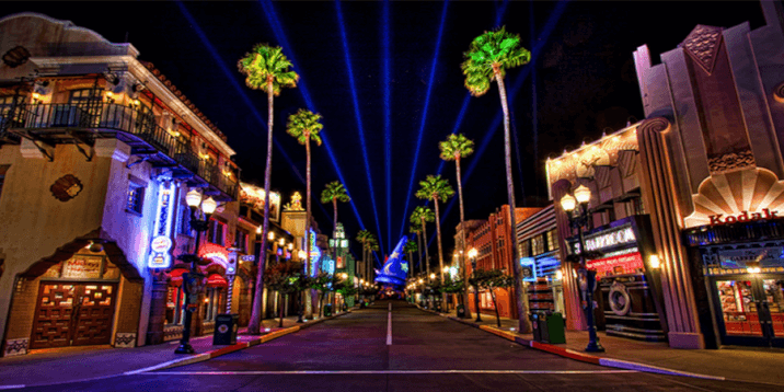 Hollywood Boulevard by Night