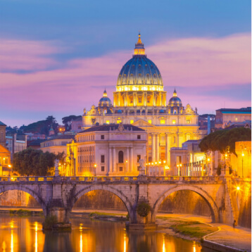 St. Peter's Basilica at Rome, Italy