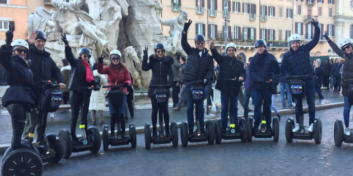 Segway Fun offers City Tours, Panoramic Night Tour or Treasure Hunt activities around Rome