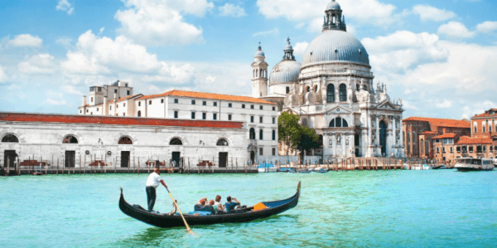 Gondola ride- layover in venice