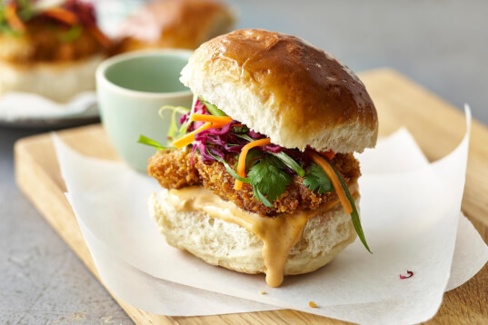  chicken schinztel burger