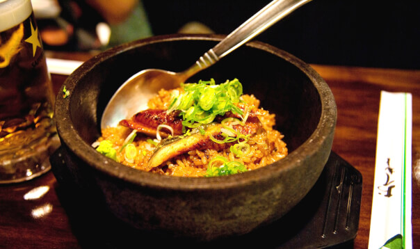 Grilled eel fried rice - Wagaya