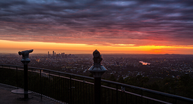 View from Mount Coot-tha
